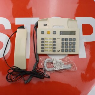 top Telekom Systemtelefon Eumex 312  Focus L 60 weiss beige