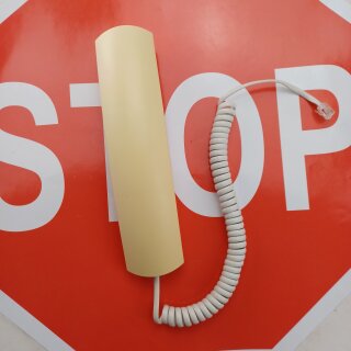 AGFEO Hörer für Systemtelefon ST 20 25 30 ST30 S0 weiß leicht vergilbt
