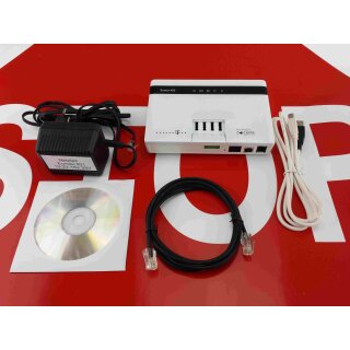 (*2) Sonderangebot Eumex 402 ISDN Telefonanlage (generalüberholt) mit CD für Windows 10/11 (64bit)